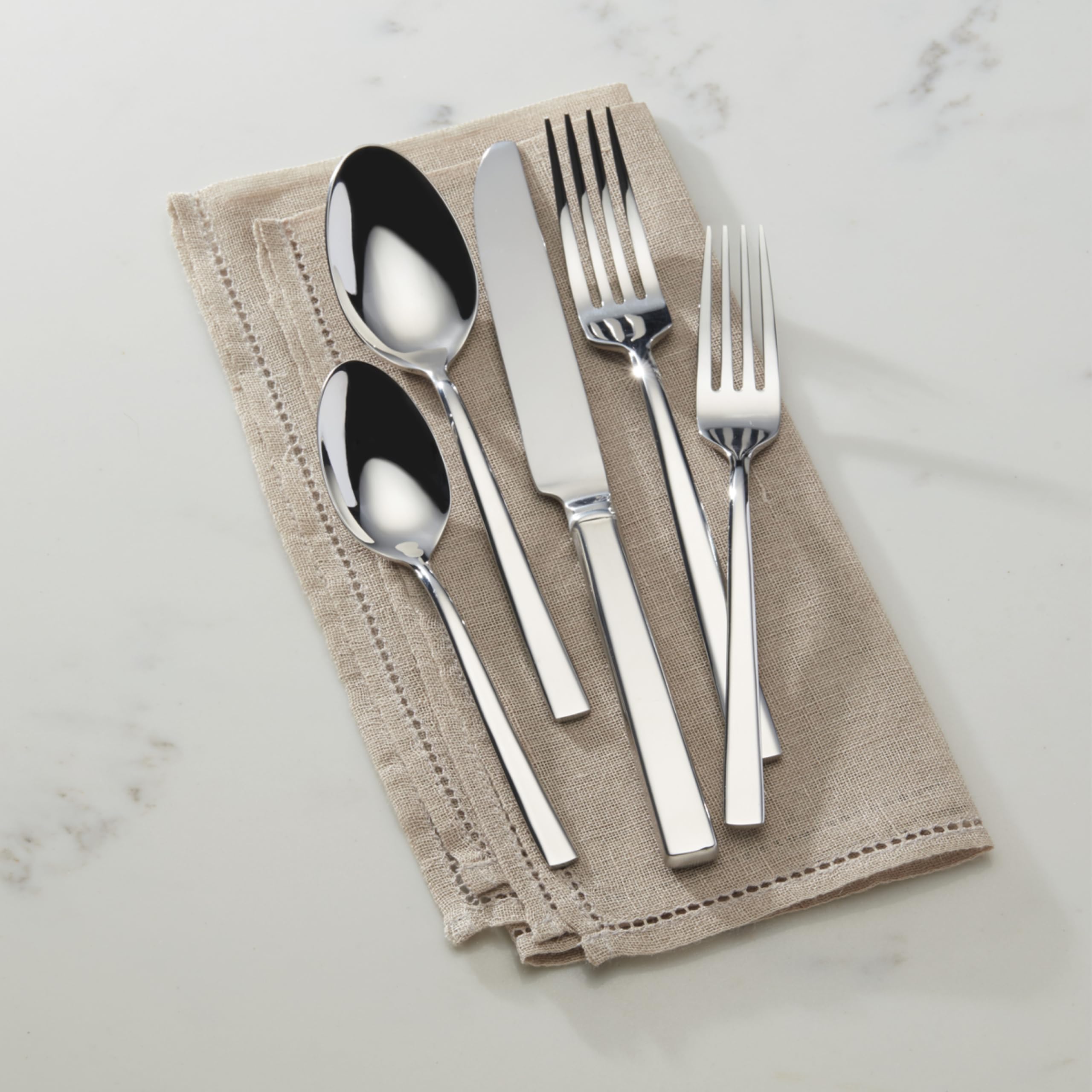 Amazon.com: Reed & Barton Cole 65Pc Flatware Set, 65 Piece, Silver